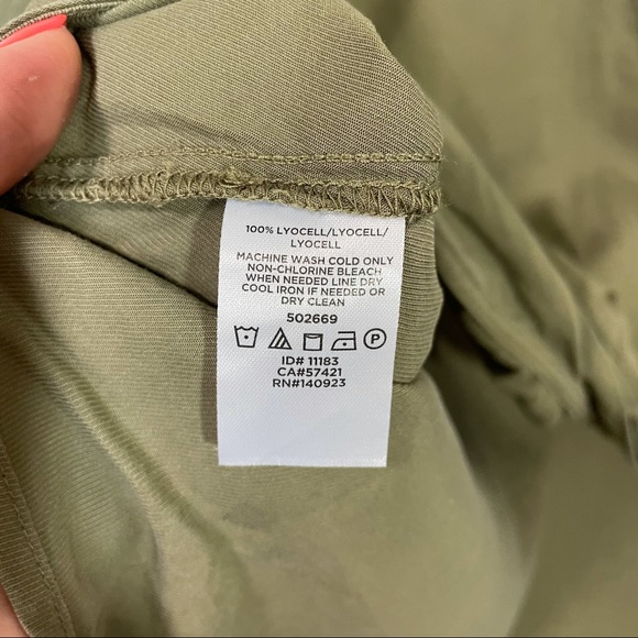 Lou and grey green wrap hi lo shirt - Picture 8 of 9